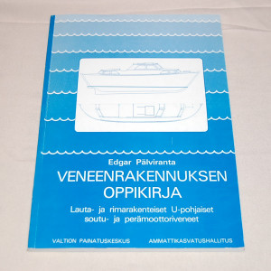 Edgar Pälviranta Veneenrakennuksen oppikirja